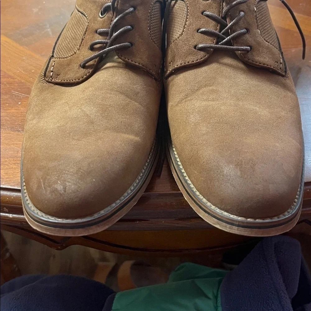 Tommy Hilfiger Brayo Oxford Men's US 10.5 Brown Memory Foam Dress Shoes